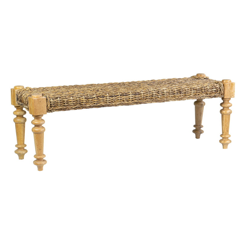 Lark Manor Bruns Wicker Bench & Reviews Wayfair Canada